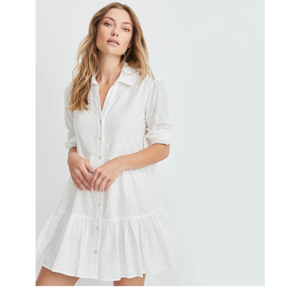 Veronica Beard Off-White Atari Dress